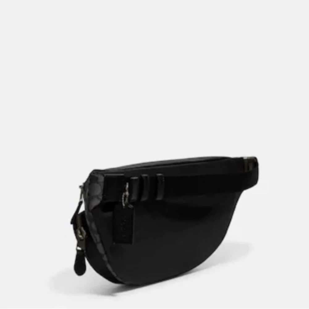 Coach Sprint Belt Bag In Signature Jacquard With Ski Patches - Picture 3 of 8